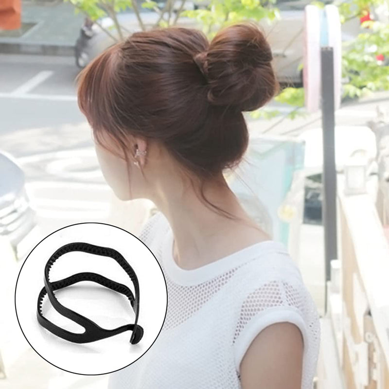 5 Pcs Plastic Bun Shaper Magic Bun Maker Curler Roll Hair Tool Hair Styling Accessories for Women Girls - BeesActive Australia