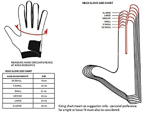 HEAD Leather Racquetball Glove - Airflow Tour Breathable Glove for Right & Left Hand Small - BeesActive Australia