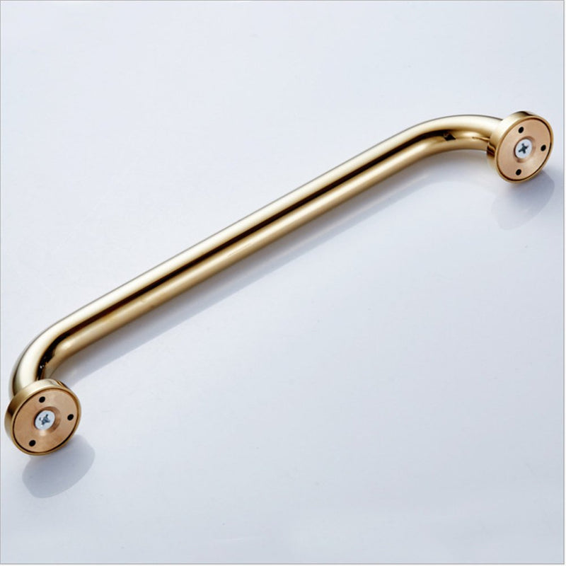Inchant Solid Brass Grab Bar Bathroom Golden Hand Rail Shower Grip Concealed Wall Mounting 30cm - BeesActive Australia