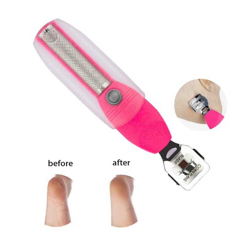 Foot File Callus Remover - 2 Pcs Stainless Steel Pedicure Kit Professional Exfoliation Calluses - Double Sided Files Foot Care Kit For Home, Hotels,Dorm Room，Beauty Salons And Daily Use 2 piece set - BeesActive Australia