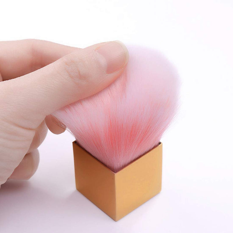 Lady Pink White Nail Dust Remover Brush Cleaner Acrylic UV Gel Rhinestones Decor Makeup Nail Art Tools Dust Cleaner Dust Brushes Pack of 1, HJ-NB094 - BeesActive Australia