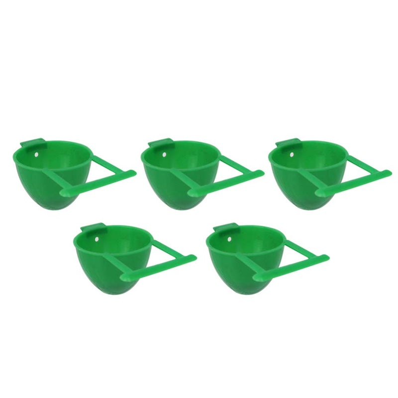 balacoo 10Pcs Bird Feeding Cups Bird Cage Feeders Parrot Feeding Bowls Water Bowl Bird Cage Accessory for Bird Parrot Macaw - BeesActive Australia