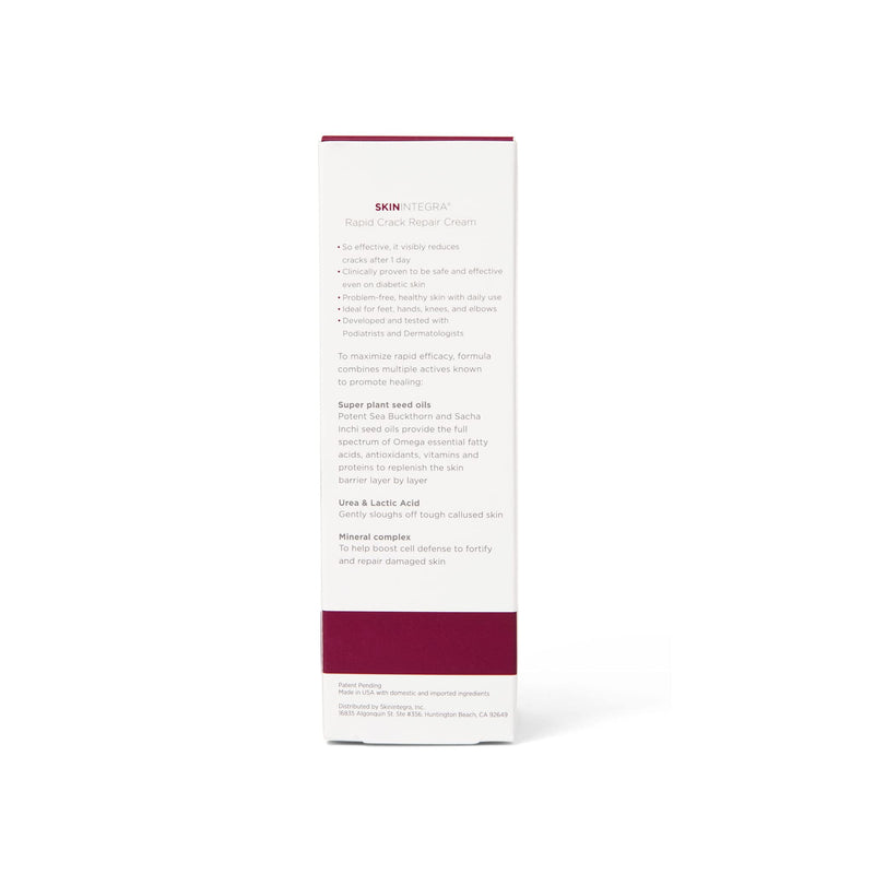 Rapid Crack Repair Urea Cream - Treatment Helps Dry Hands, Cracked Heels and Callused Feet - Smooths and Softens Damaged Irritated Skin in Days - Omega Fatty Acids, Vitamins, Antioxidants (3oz) - BeesActive Australia