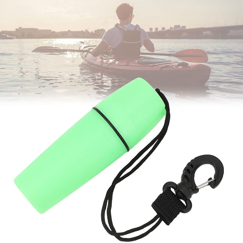 Alomejor Waterproof Container Bottle Capsule Container Dry Storage Bottle Floating Water Contaioner for Boating Swimming Green - BeesActive Australia