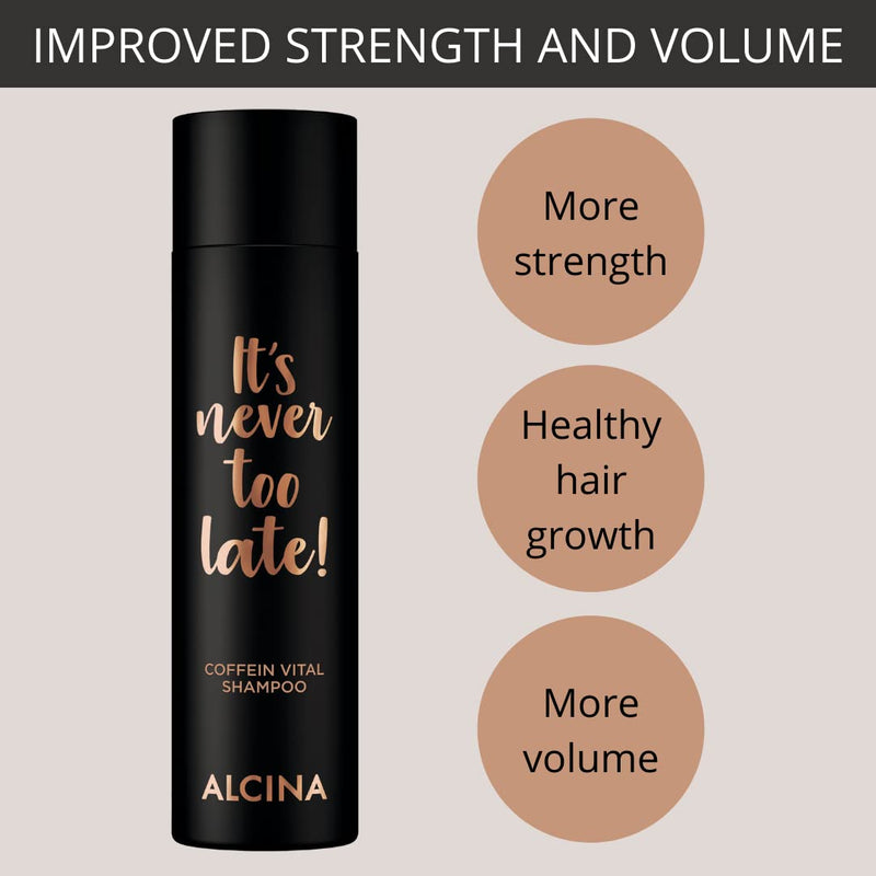 ALCINA Caffeine Vital Shampoo 250ml | For Longer and Stronger Hair | Professional Hair Care Made in Germany - BeesActive Australia