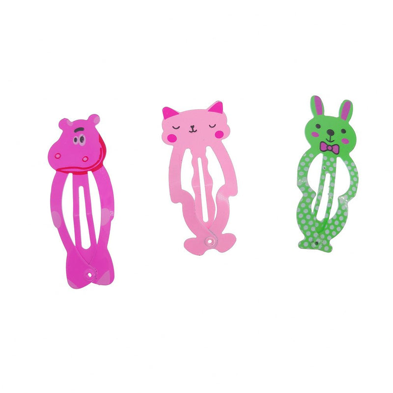 35 Pack Animal Metal Snap Hair Clips Girls Barrettes Hairpins Accessories 35 Pack - BeesActive Australia