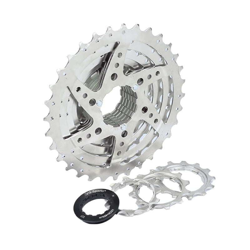 VG SPORTS 8/9/10/11 Speed Cassette 11-32T/11-36T/11-40T/11-42T/11-46T/11-50T Bicycle Cassette Fit for Mountain Bike/Road Bike Compatible with Shimano Sram - BeesActive Australia