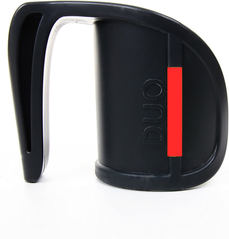 Lifeswonderful - Duo Cup & Mug Handle (Red) - Provides a Second Handle to Standard Mugs - Drinking Aid for The Elderly, Arthritis - BeesActive Australia