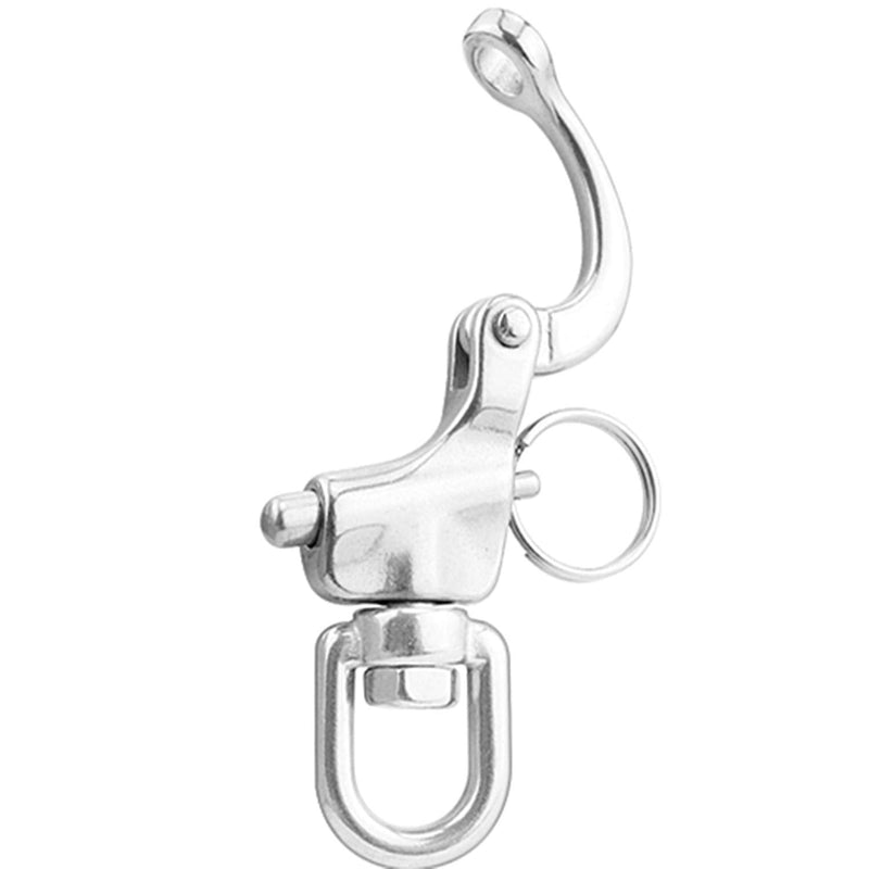 NRC&XRC Swivel Eye Snap Shackle Quick Release Bail Rigging Sailing Boat Marine Stainless Steel Clip Pair - BeesActive Australia