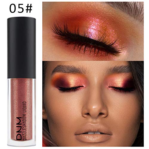 Edanta Eyeshadow Shimmer Liquid Eyeshadows Glitter Eye Shadow Long Lasting Waterproof Eyes Professional Makeup High Pigmented Shadow for Women and Girls Pack of 1 (Pink 5) Pink 5 - BeesActive Australia