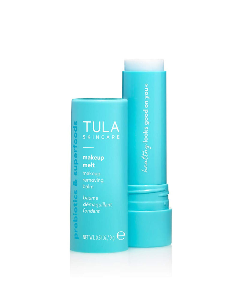 TULA Skin Care Makeup Melt Makeup Removing Balm | Travel-Friendly, Dissolves Stubborn Makeup and Softens Skin | 0.32 oz. - BeesActive Australia