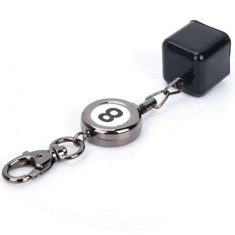 [AUSTRALIA] - Alomejor Billiard Pool Snooker Table Ball Keychains Important Popular Mini Keyrings Cue Chalk Holder Drawing Keys Chain 