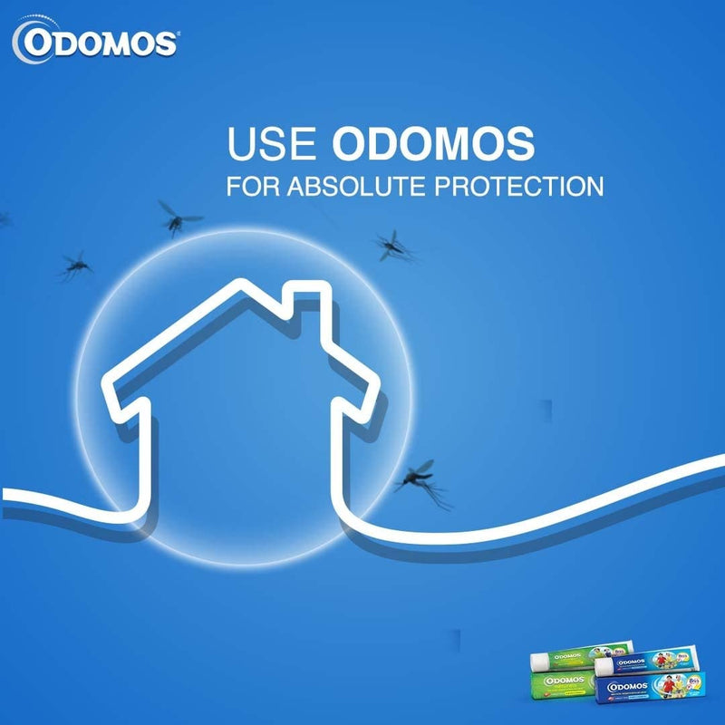 Odomos Naturals Non-Sticky Mosquito Repellent Cream | Aloevera + Citronella | Pack of 2 | 100g Each - BeesActive Australia