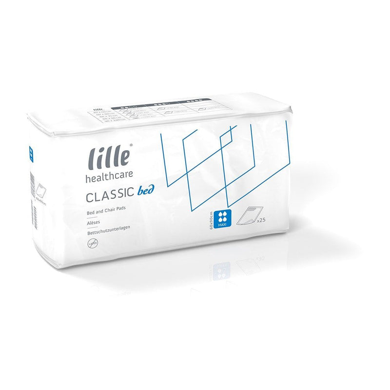 Lille Healthcare Classic Incontinence Bed Pad - Maxi - 60cm x 90cm (4 Packs of 25) 4 Packs of 25 - BeesActive Australia