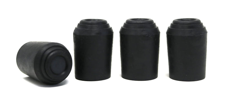 fiXte Replacement Walking Stick Cane Crutch Hiking Pole Rubber End Ferrule Black 19mm (4) 4 - BeesActive Australia