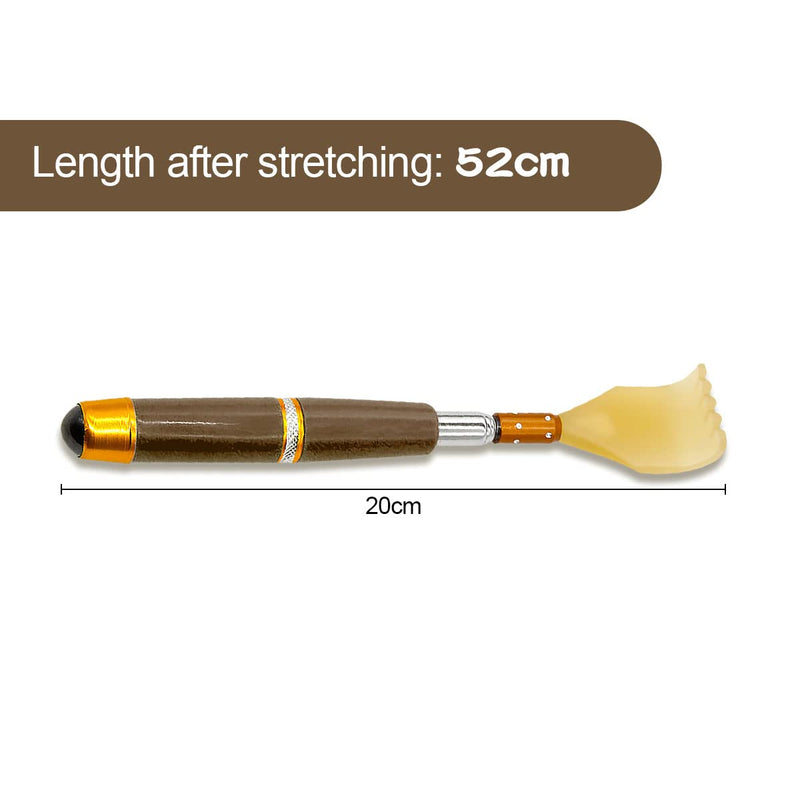 Jagowa Back Scratcher Stretchable Back Massager Extendable Back Scratchers�Relief Body Relaxation Coffee Colour Brown - BeesActive Australia