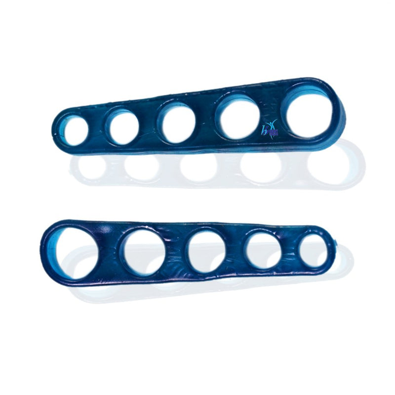 Toe Separators Stretchers Straighteners Alignment Bunion Gel Pain Relief 2pcs, Small, Body And Base TM - BeesActive Australia