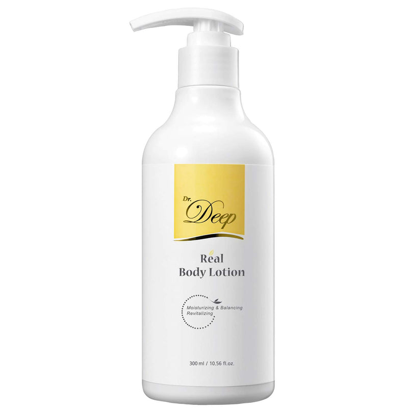 Dr.Deep Real Body Lotion 10.56 fl.oz | Natural Body Cream for Dry Skin | Moisturizing Cream for Dry Skin | Cracked Skin Repair Cream Moisturizer | Dry Skin Cream | Body Lotion for Dry Skin - BeesActive Australia