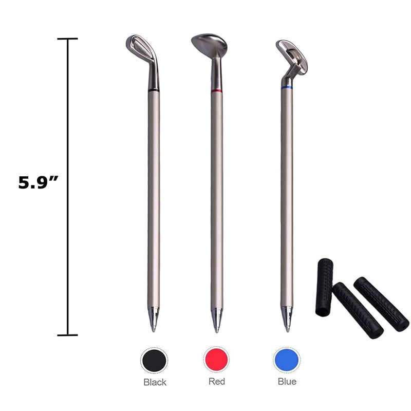 Jishi Golf Pen Holder Desk Golf Gifts for Men Unique Novelty Cool Office Desk Decor Gadgets, Mini Golf Pen Cup Holder Organizer, Golfer Gift Ideas for Boss Coworkers Dad Birthday Fun Stocking Stuffers Golf Bag w/Cart - BeesActive Australia