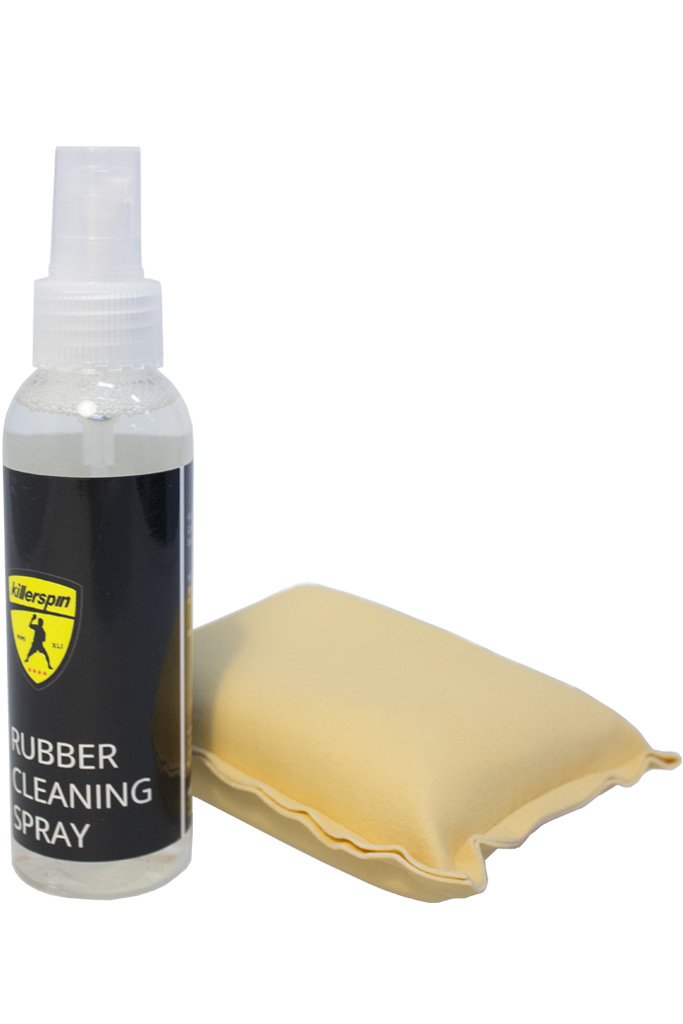 [AUSTRALIA] - Killerspin Ping Pong Paddle Rubber Cleaner| Table Tennis Racket Cleaning Spray Kit| Ping Pong Bat & Blade Equipment Care| Accessories Maintenance & Protection| 125ml Spray Bottle with 2-Sided Sponge 