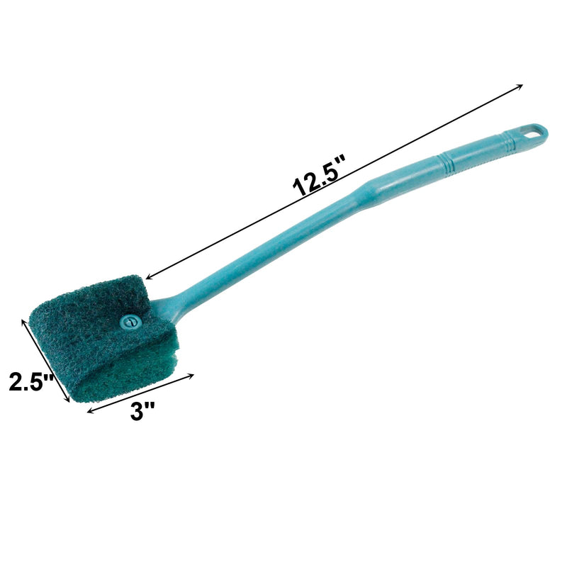 AQUANEAT 3pcs Fish Tank Cleaning Tools, Aquarium Brushes, Algae Scrubber, Fish Tank Sponge Cleaner - BeesActive Australia