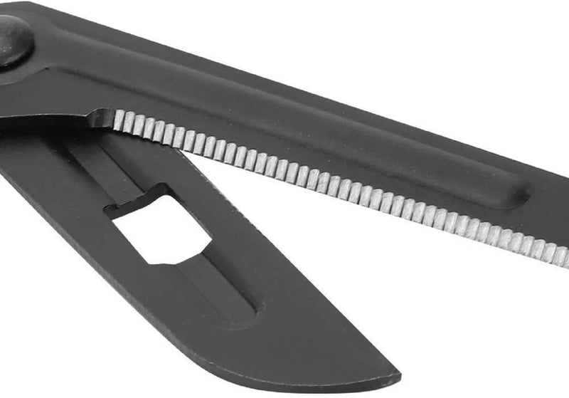 INSGB - Titanium Bandage Shears Scissors EMT and Medical Scissors, Stealth Black Coated for Nurses, Students, Emergency Room Paramedics - Perfect Nurse Scissors for First Aid, Tough Cuts (Black, 19cm) Large, 7.5 Inches - BeesActive Australia