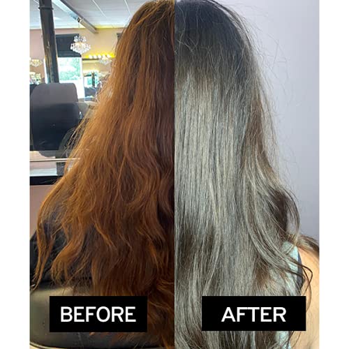THE HAIR BOSS BY LISA SHEPHERD Cool Brunette Colour Enhancing Gloss, Semi-Permanent Hair Treatment for 6 Washes, 150ml, white - BeesActive Australia
