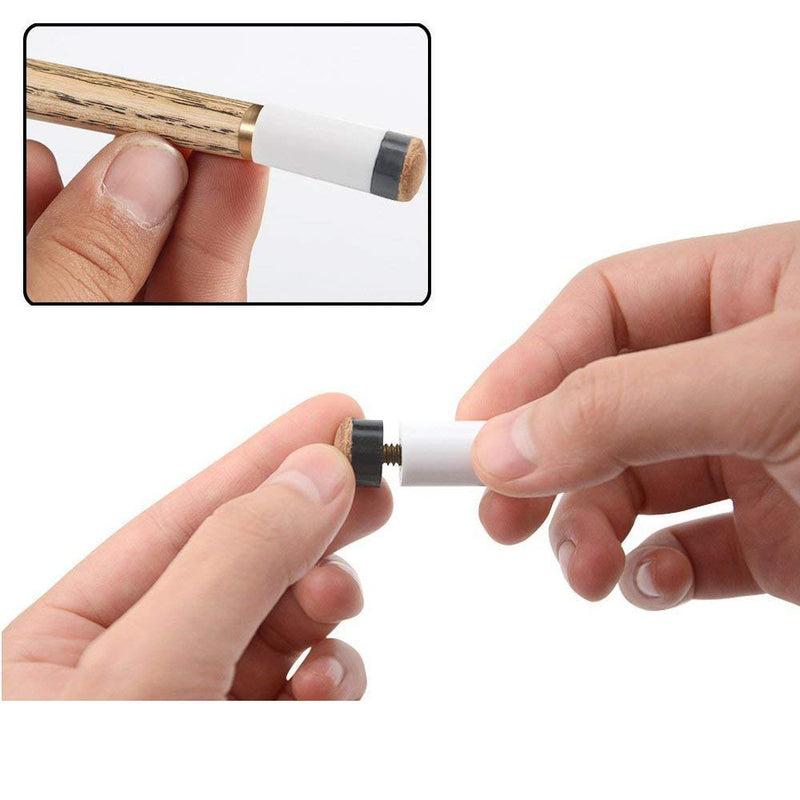 GSE Games & Sports Expert 12mm/13mm Billiard Pool Cue Stick Screw-on Tips or Nylon Ferrules Hard Tip - BeesActive Australia