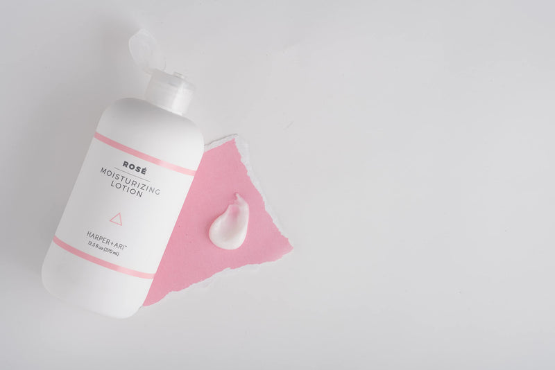 Harper + Ari Moisturizing Body Lotion (Rosé), Daily Hydrator for Dry Skin, Soften and Nourish Skin with Aloe Vera and Vitamin E Rosé - BeesActive Australia