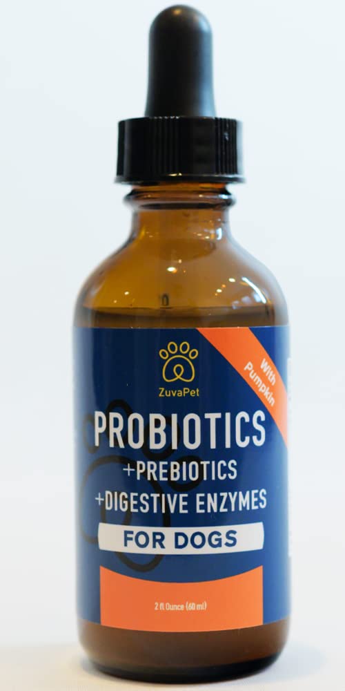 Probiotic for Dogs with Natural Digestive Enzymes. A Prebiotics + Digestive Enzyme Product for Dogs + Pumpkin. 120 Servings. Diarrhea & Upset Stomach Relief + Gas, Constipation, and Allergy Relief. - BeesActive Australia