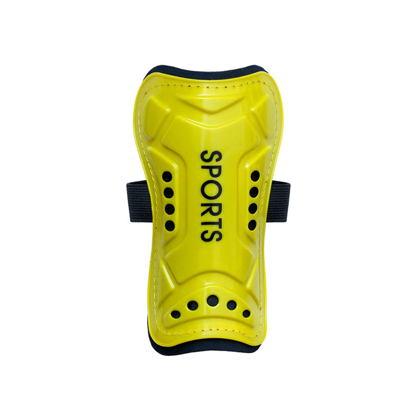 Soccer Shin Guards Kids Youth - Shin Pads Cushion Protection Reduce - Soccer Gear for Boys Girls - Protection Breathable Shin Guards yellow M (6-10Y) - BeesActive Australia