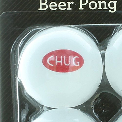 12ct Beer Pong Balls White w/Sayings Drinking Game College Frat Party Novelty - BeesActive Australia