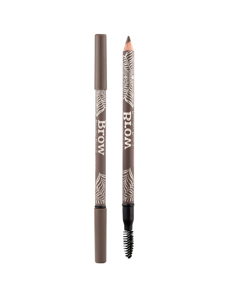 VASANTI Brow Powder Pencil Ash Brown - Dermatologist Approved Long Lasting Waterproof Brow Makeup Ashy Medium Brown - BeesActive Australia