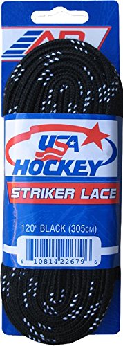 A&R Sports Unisex Hockey Striker Skate Laces Black 72-Inch - BeesActive Australia
