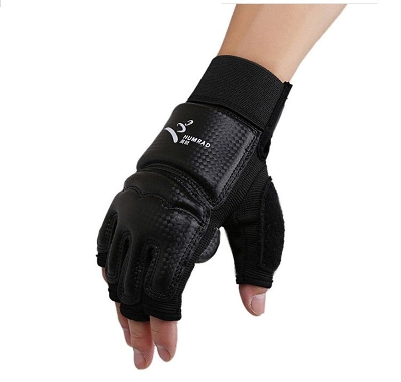 [AUSTRALIA] - Rungear Taekwondo Gloves WTF Approved Training Martial Arts Boxing Sparring TKD Punch Bag Mitts MMA Grappling Karate Fighting for Men Women Kids, Black Large 