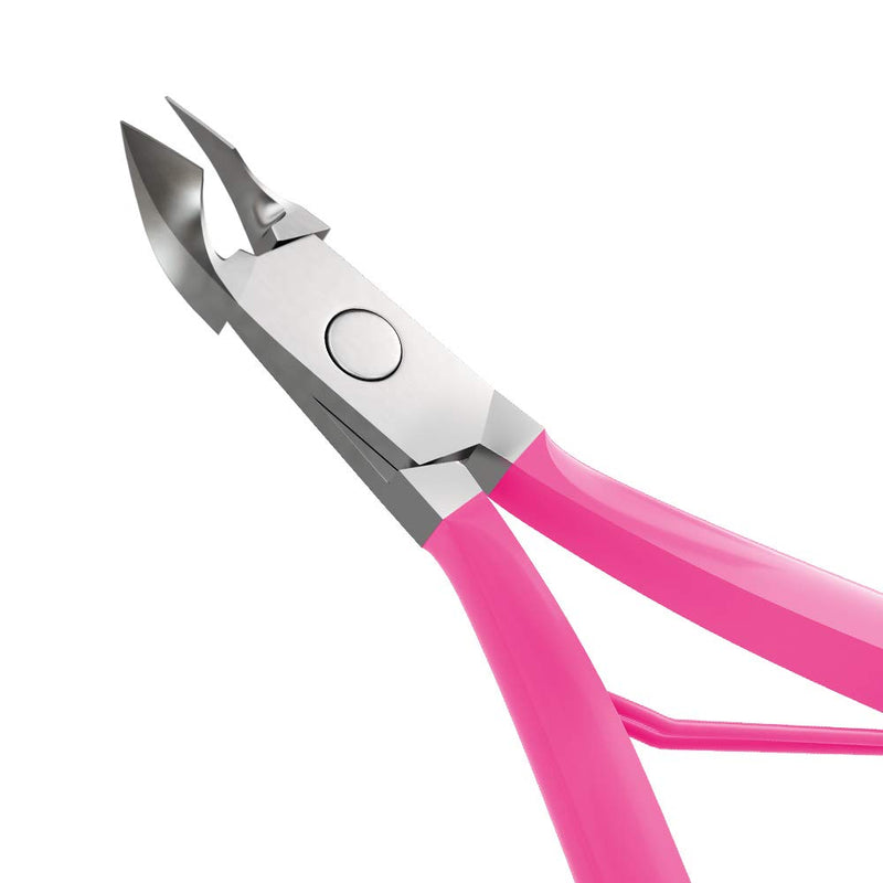 Andlane Cuticle Trimmer and Cuticle Pusher - Professional Stainless Steel Cuticle Nippers, Remover and Cutter - Manicure and Pedicure Tools (Pink) - BeesActive Australia