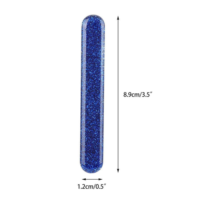 Valentine's Day PresentDurable And Strong Polishing Nanotechnology Nail File, Good Effect Nano Glass Nail File, for Home Salon Shop Manicure Store Beauty Salon(blue) blue - BeesActive Australia