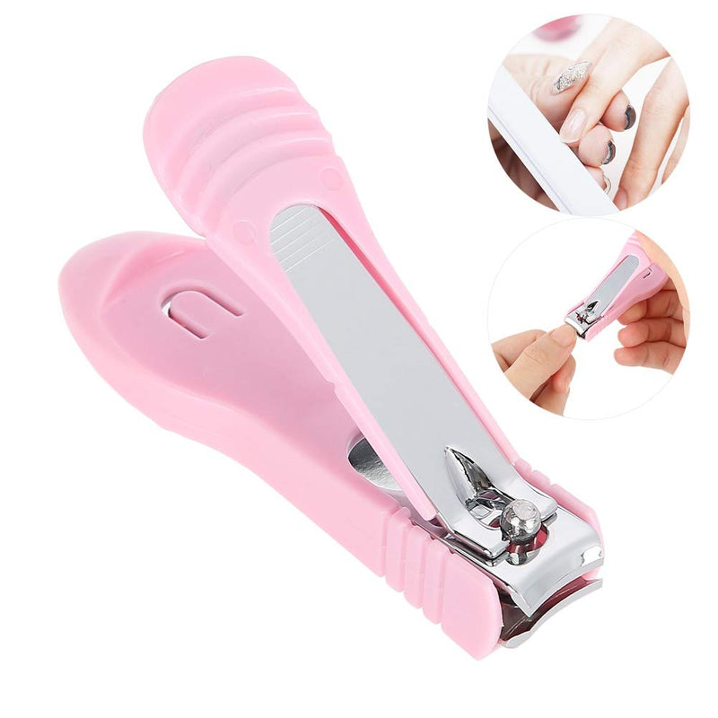 Edge Nail Clippers, Pink Silicone Dog Nail Clippers, Multifunctional for Thick Nails Seniors Nail Art Salon and Home - BeesActive Australia