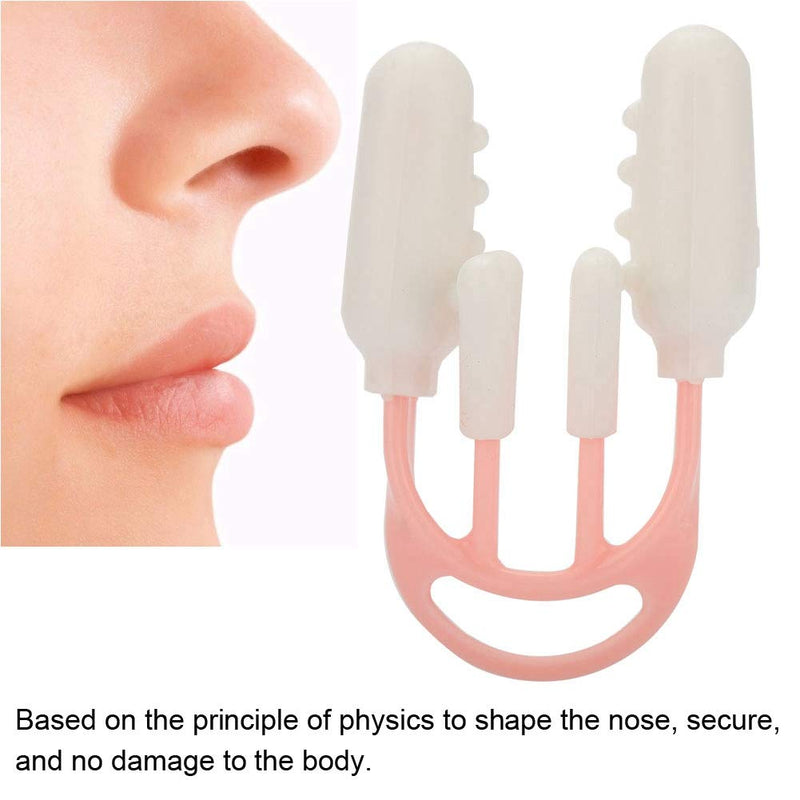 Nose Shaper Clip, Pain-free Nose Bridge Straightener Corrector, Beauty Up Lifting Soft Safety Silicone Rhinoplasty for Wide Crooked Nose Women Men - BeesActive Australia