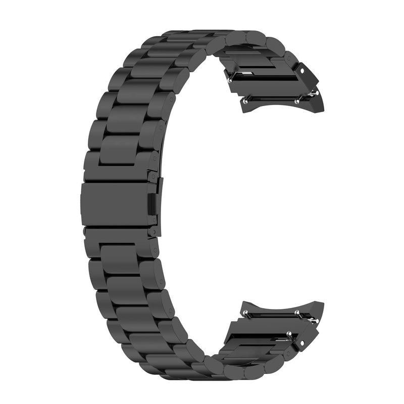 Watch Strap Connector Stainless Steel Adapter Compatible with Galaxy Watch 4/Watch 4 Classic Metal Connection Adapter Connection Watch Band (Black) Black - BeesActive Australia