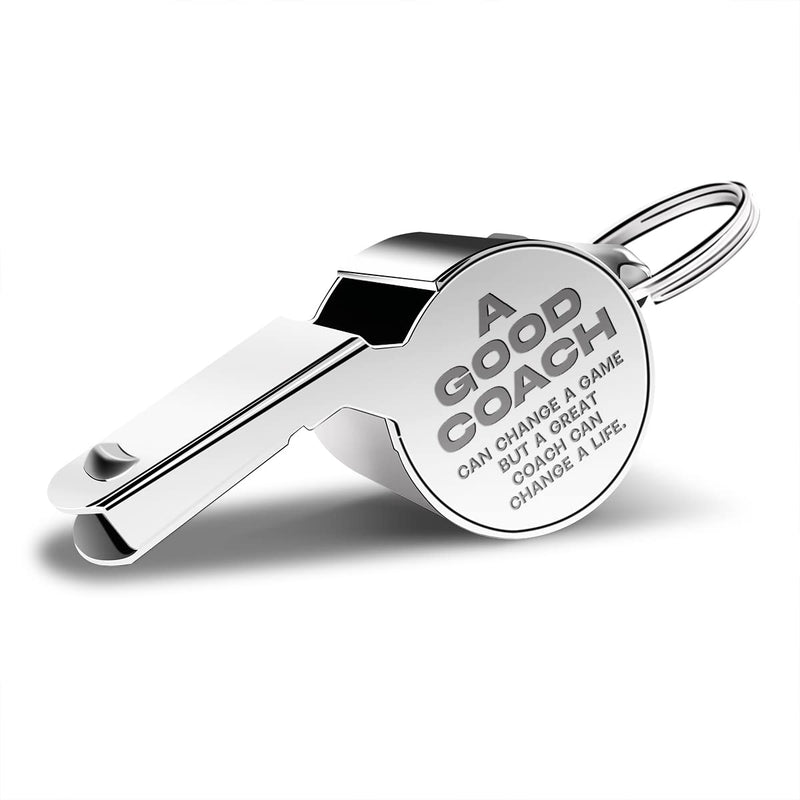Whistles With Lanyard, Coach Whistle, Football Gifts, Football Soccer Hockey Basketball Volleyball Baseball Coach Gifts for Men Women Teacher Thank You Cheer Coach Gift – Good Coach Can Change A Game - BeesActive Australia
