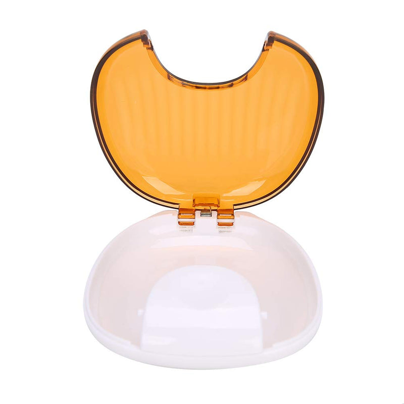 Retainer Case,Mouth Guard Case Orthodontic Retainer Case Portable Waterproof Mouthpiece Denture Box Container Denture Storage Container(1) 1 - BeesActive Australia