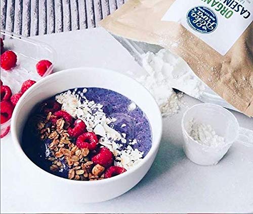 Ekopura Casein Protein Powder - 500g | 78% Protein | Hormone Free, GMO-Free, Soy-Free, Additive Free, Sugar-Free | Promote Muscle Growth - Accelerate Recovery | Certified Organic Neutral, flavorless 500 g (Pack of 1) - BeesActive Australia