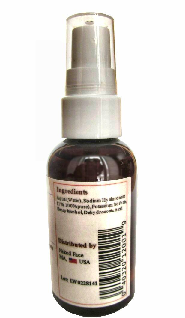 Hyaluronic Acid 100% Pure Serum 2oz Collagen Booster Skin Hydration Fighting Wrinkles - BeesActive Australia