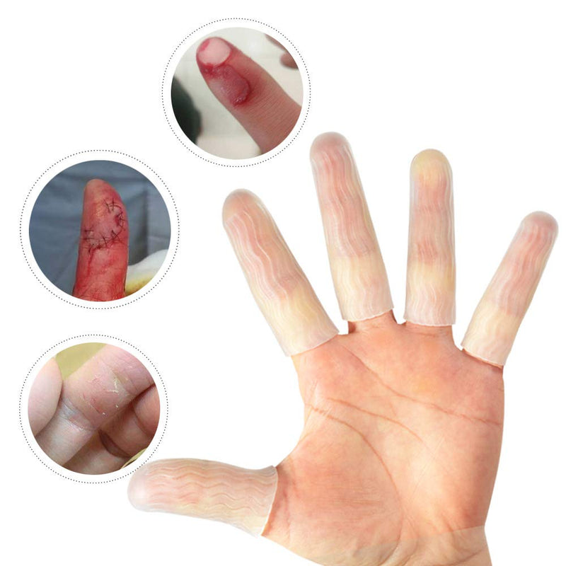 HioIoiH 10 Pack Silicone Finger Protectors,For Man,Gel Finger Cots & Protector,Relief from Pain of Finger Tips Cracked, Arthritis - BeesActive Australia