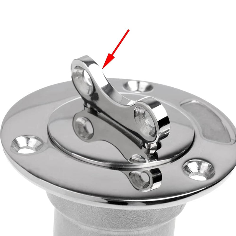 HUTUNOUY 2pcs Boat Gas Cap Key, 316 Stainless Steel Marine Bayliner Boat Cap Gas Replacement Key for Fuel Water Tank - BeesActive Australia