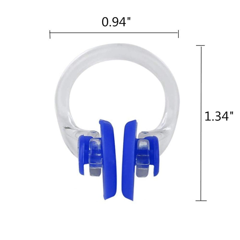 Minelife 18 Pcs Silicone Swimming Nose Clips Nose Plugs, Waterproof Nose Protector for Kids, Adults, Swimming, Surfing and Training(6 Colors) - BeesActive Australia