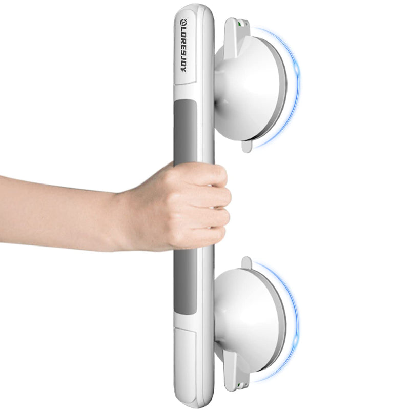 Suction Bathroom Grab Rails for Elderly, Shower Handles for Elderly with Suction Cup and Suction Warning, Safety Hand Rails Disabled for Bathrooms, Grab Handles for Disabled, Portable Mobility Aids 1pcs - BeesActive Australia