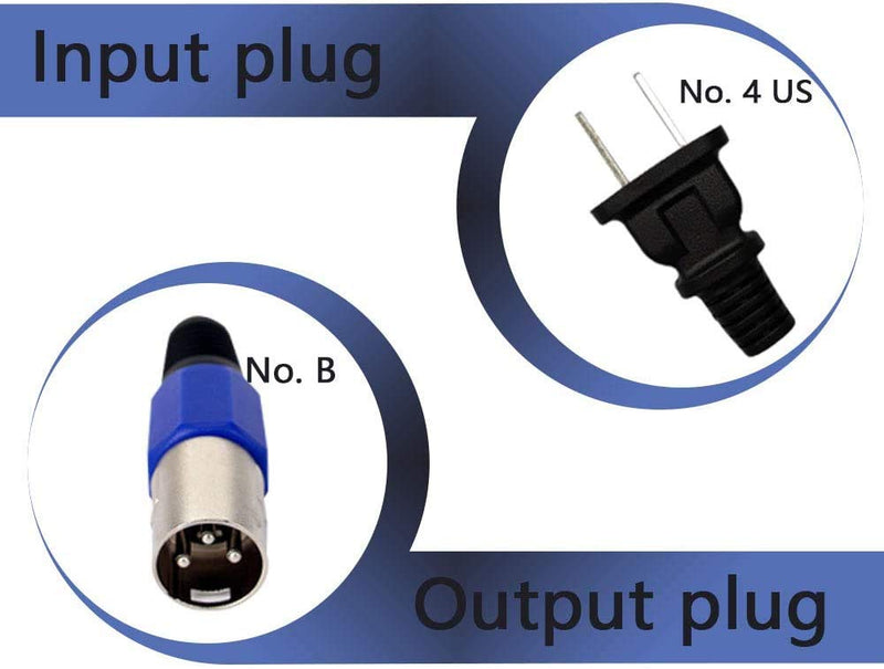 YZPOWER 54.6V 4A Power Adapter for Electric Bike Mobility Scooter 48V Lithium Battery Charger 3-Pin XLR Connector - BeesActive Australia
