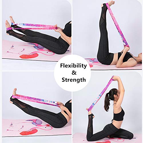 YOGAER Yoga Mat Carrier Strap, Adjustable Thick Straps Sling for Carrying Large Mats, Stretching Band - BeesActive Australia